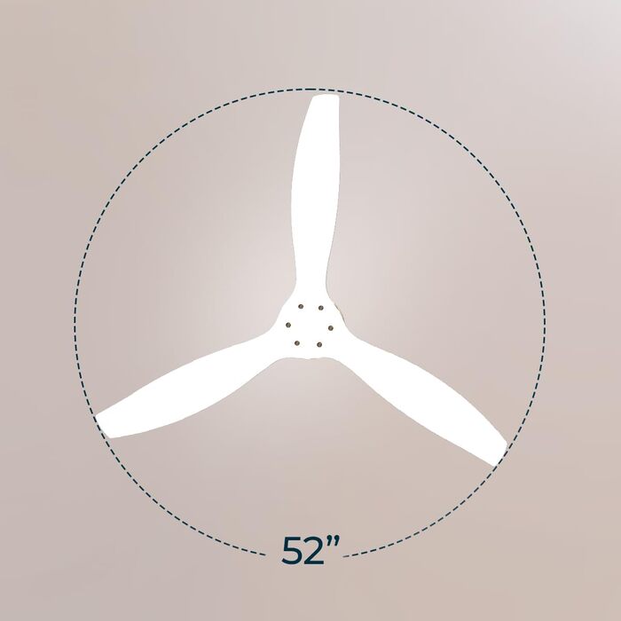Стельовий вентилятор Cecotec EnergySilence Aero 5400 Classic 132 см, 40W, з пультом, 6 швидкостей, золотий/білий
