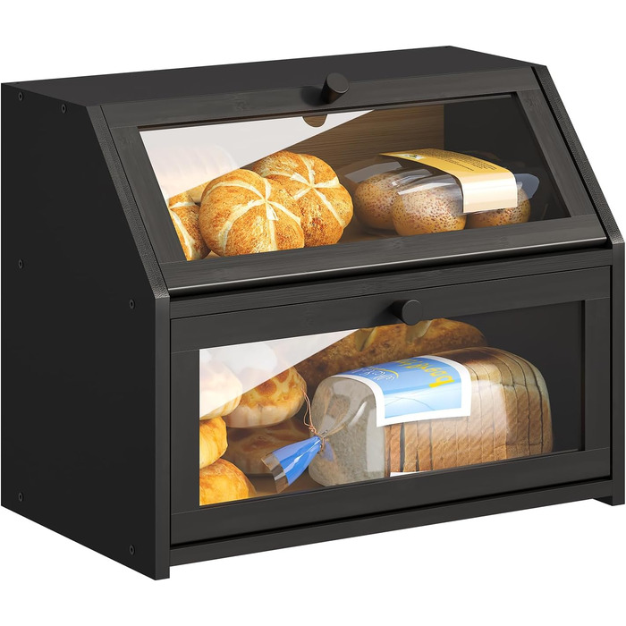 Бротокнига для кухні BMOSU: двошарова, бамбукова, велика місткість, білий (чорний, прозорий)