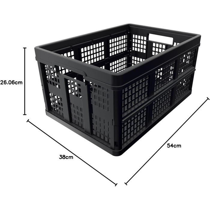 Clax® Faltbox | Basket | Box | black