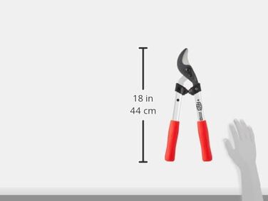 Секатор FELCO 211-40, 40 см, алюмінієві ручки, обрізка гілок до 35 мм, садові ножиці для важких робіт