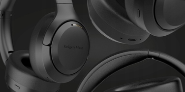 Бездротові навушники навушники Kruger&Matz F8A з ANC, чорні, Bluetooth