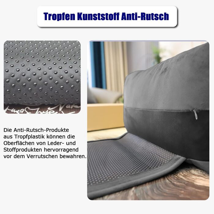 Ergonomic Headrest Pillow for Lounge Chairs and Recliners, Non-Slip Side Sleeper Support Pillow Made of Memory Foam, Neck and Head Bath Pillow with Bag, Travel Pillow for Neck and Shoulder Pain