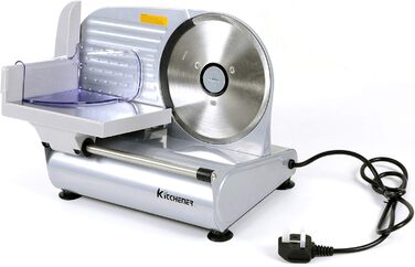 Kitchener Heavy Duty Electric Meat Slicer - 19cm / 230V All-in-One Food Slicer