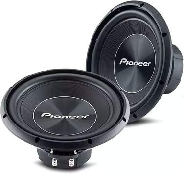 Сабвуфер Pioneer TS-A300S4 30 см 1500 Вт, 4 Ом, чорний, для корпусного монтажу, динамік із IMPP мембраною, потужний бас, автоакустика