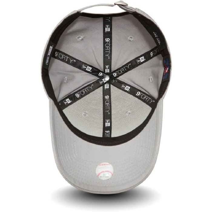 Кепка New Era 9Forty Strapback з логотипом NFL New-York Yankees, сіра/біла