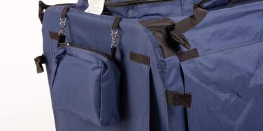 Кія для собак COOL PET, возик для собак, переноска для собак, клітка для собак, бокс для собак, 122x79x99 см (блакитний)