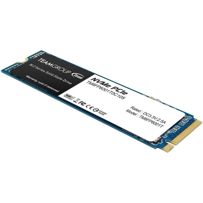SSD Team Group MP33 1TB NVMe M.2 PCIe Gen3 x4 – 1800/1500 MB/s