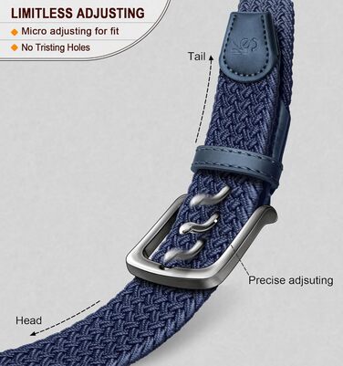 Жгутний ремінь KEMISANT для чоловіків та жінок, 2 шт. Еластичний, тканинний, 35 мм, регульований, бежевий/античний синій