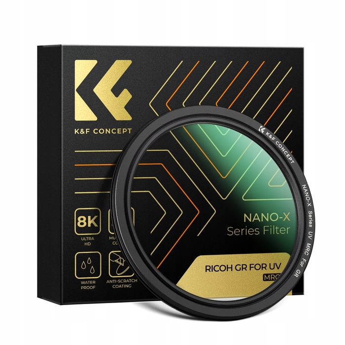 УФ-фільтр UV Nano-X MRC K&F Concept для серії Ricoh GR, GR II, GR III, GR IIIx HDF