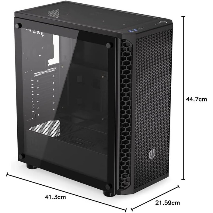 Корпус для ПК Endorfy Signum 300 Solid з Mesh-панеллю, 1 вентилятор PWM, фільтри проти пилу, ATX, EY2A003
