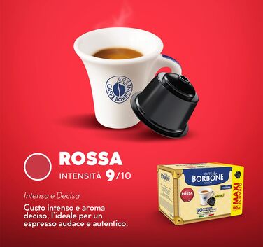 Кава Caffè Borbone Rote Mischung в капсулах для Dolce Gusto, 90 шт