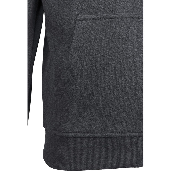 Чоловіча базова толстовка-худі Urban Classics Basic Zip Hoody на блискавці, колір Charcoal (темно-сірий)