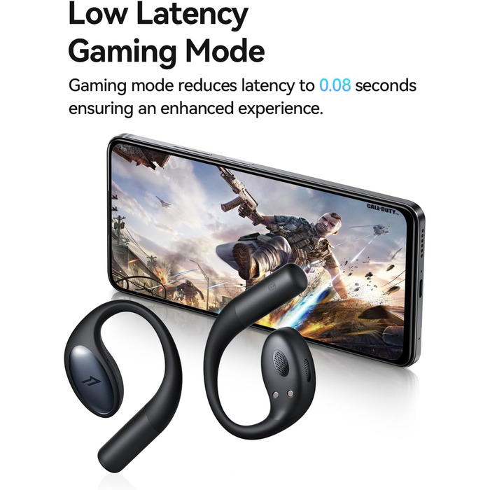 1MORE S51 навушники відкритого типу, ультралегкі, Bluetooth, 40 годин, IPX5, Bass More+ технологія