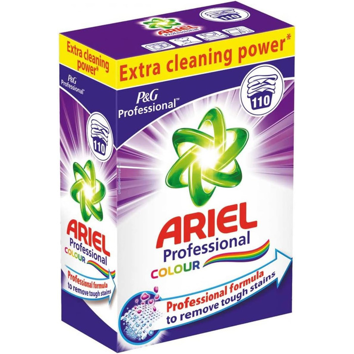 Пральний порошок Ariel Professional для повного прання, 7.15 кг, 110 циклів