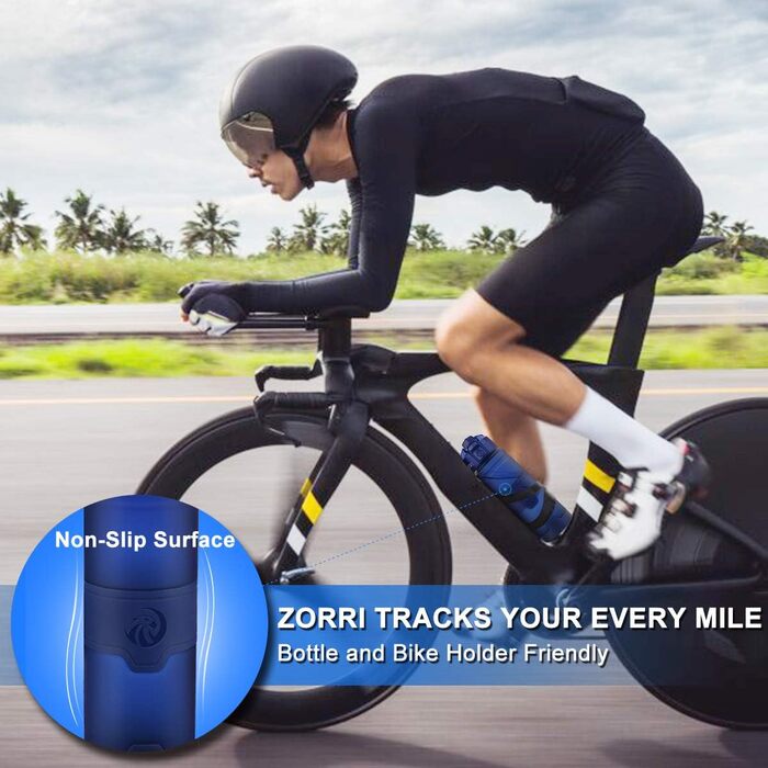 ZORRI Sport Water Bottle for Kids, 500 ml/700 ml/1000 ml, BPA-free, eco-friendly Tritan plastic, reusable water bottles with filter, 1000ml-32oz (Dark Blue, 503 ml)