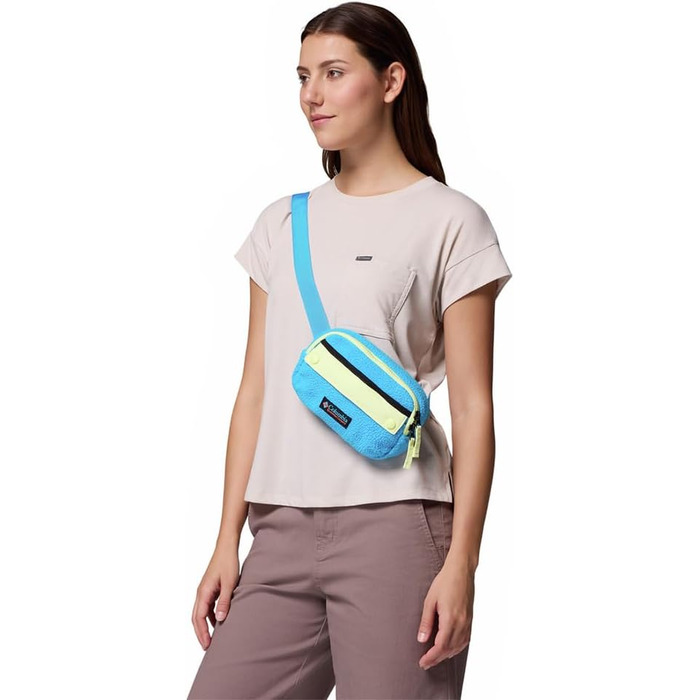 Рюкзак Columbia Helvetia 2 Hip - унісекс (12.1 x 21.1 x 8.1 см, Compass Blue, Citron Haze, Black)