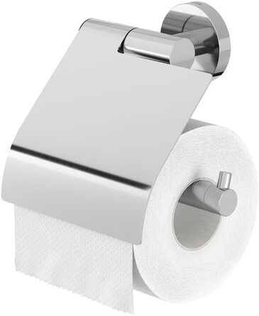 Tiger Boston Stainless Steel Toilet Paper Holder - Wall Mounted, Brushed Finish, Single Roll