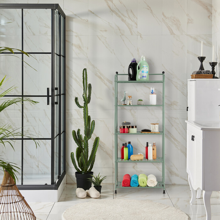 Relaxdays 5-Tier Shelving Unit