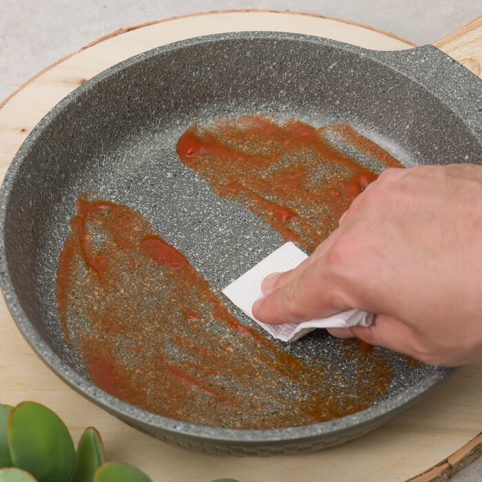 Набір посуду KASANOVA Bambù з антипригарним покриттям, 6 предметів, індукція, скляні кришки (Зелений)