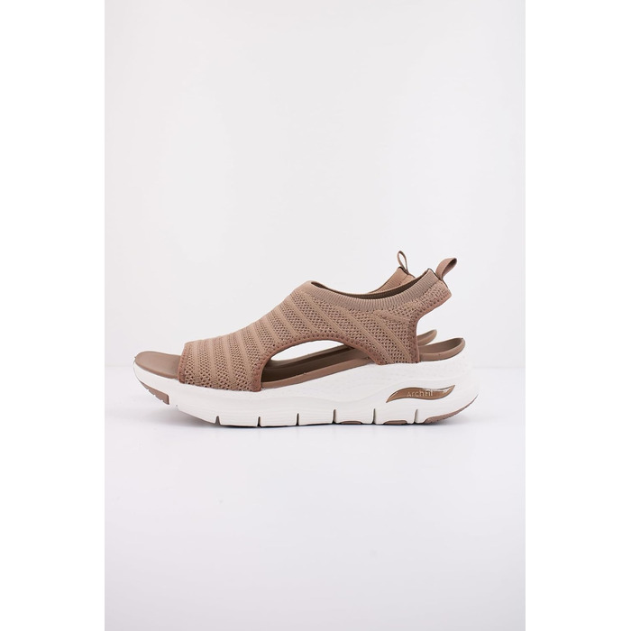 Skechers Arch Fit City Catch – жіночі сандалі Mokka Mylar Strick, 35 EU (з підтримкою стопи)