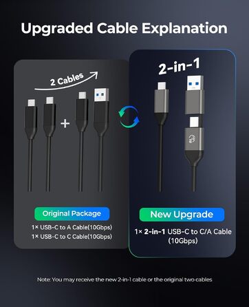 Зовнішній корпус-адаптер ORICO M.2 NVMe SSD USB-C 3.2 Gen2 10Gbps для PCIe NVMe M-Key/M+B Key (2230/2242/2260/2280), підтримка UASP, M-2PV