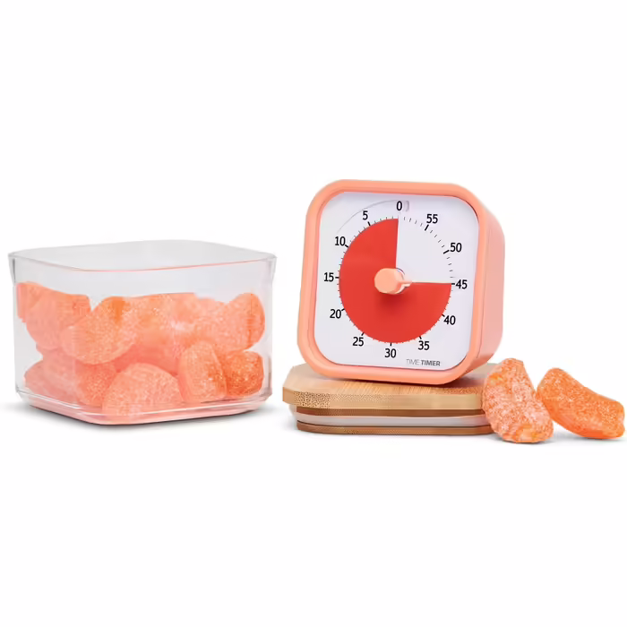 Time Timer Home MOD - 60 Minute Visual Timer Home Edition for Kids – Homeschooling, Timer for Desk (School, Office, and Meetings) with Silent Operation, TTM9-HDO-W
