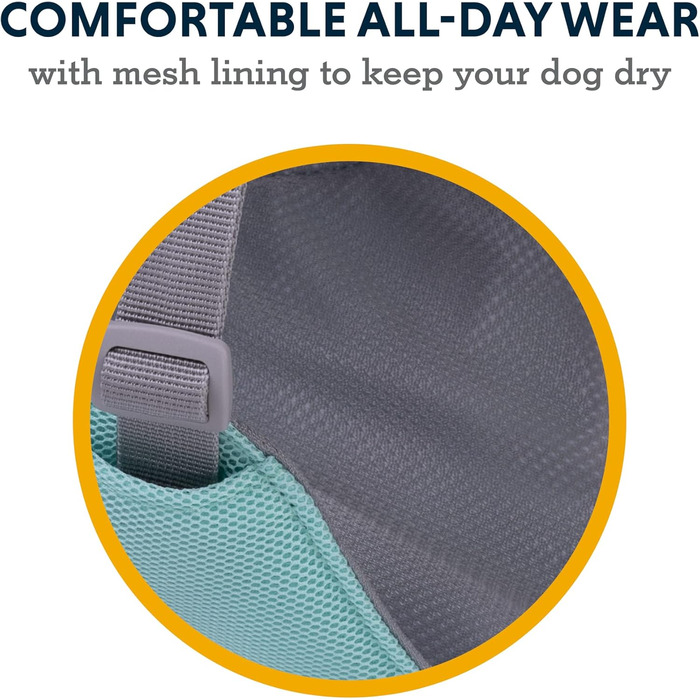 RUFFWEAR Swamp Cooler Dog Harness and Handle, Lightweight Running Gear Keeps Pets Cool in Hot Weather, Adjustable, Strong, and Cooling, 2 Leash Ports, (Large/XL, 81-107cm) (Sage Green, X-Small)