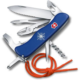 Ніж VICTORINOX Skipper – багатофункціональний складаний ніж, Swiss Made, блакитний