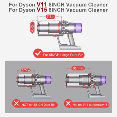Замінник пилозбірника для пилососів Dyson V11, V15, SV14, SV15, SV22 (970050-01/965443-01)