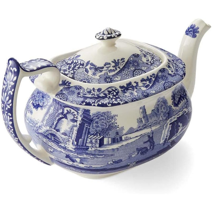 Чайник Spode Blue Italian, фарфоровий, класичний дизайн