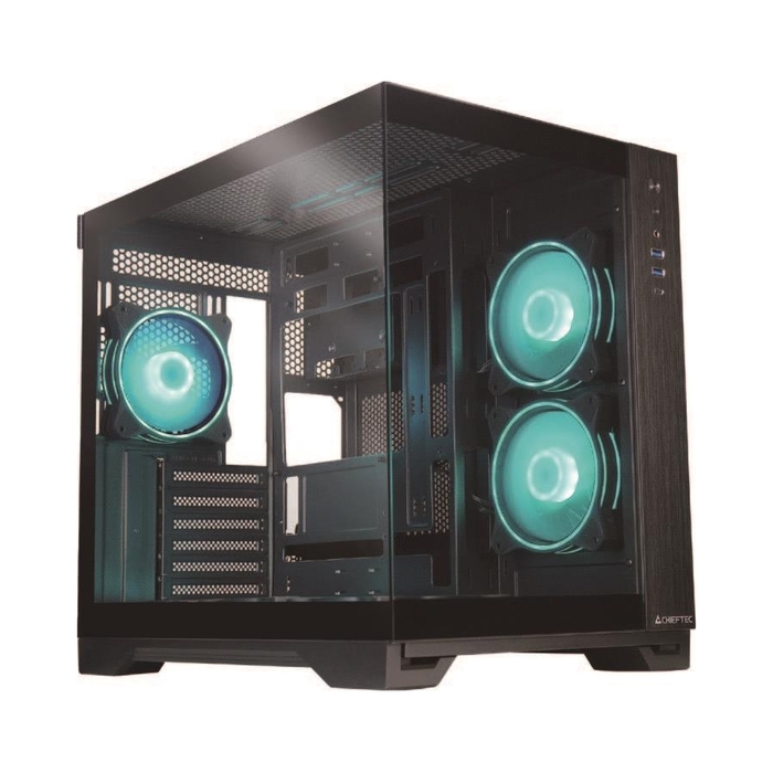 Корпус Chieftec GM-30B-TG-OP Midi Tower, чорний