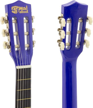 Гітара класична Mad About MA-CG07 1/2 розміру, блакитна - з чохлом, ремінком, медіатором та запасними струнами