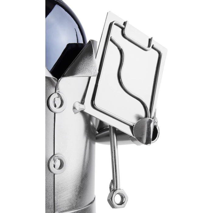 BRUBAKER Wine Bottle Holder Doctor - Metal Sculpture Bottle Stand - 20 cm - Wine Gift for Patients, Specialist Doctors, Medical Students for Studying - with Greeting Card