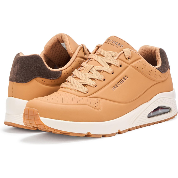 Черевики Skechers Uno Rugged Fall Air для жінок (40 EU, світло-коричневі)