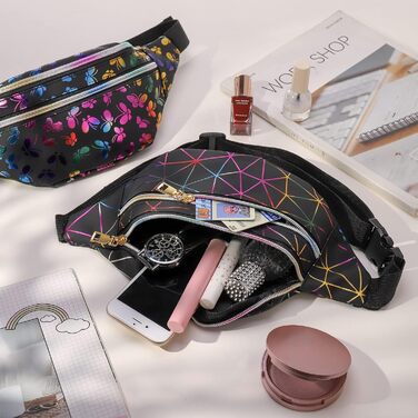 Жіноча/Чоловіча поясна сумка-бананка, водонепроникна, для спорту, подорожей, активного відпочинку