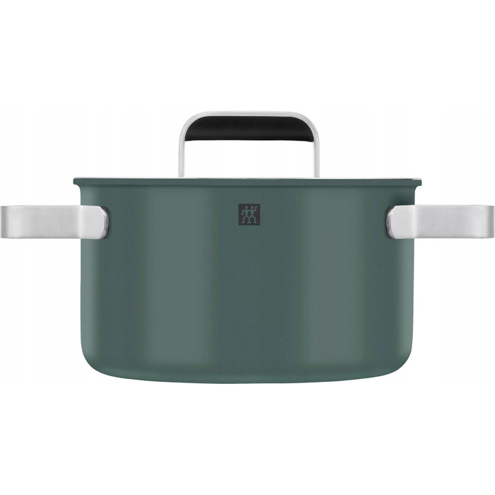 Набір каструль зі сталі нержавіючої Zwilling PURE, 3 предмети, зелений