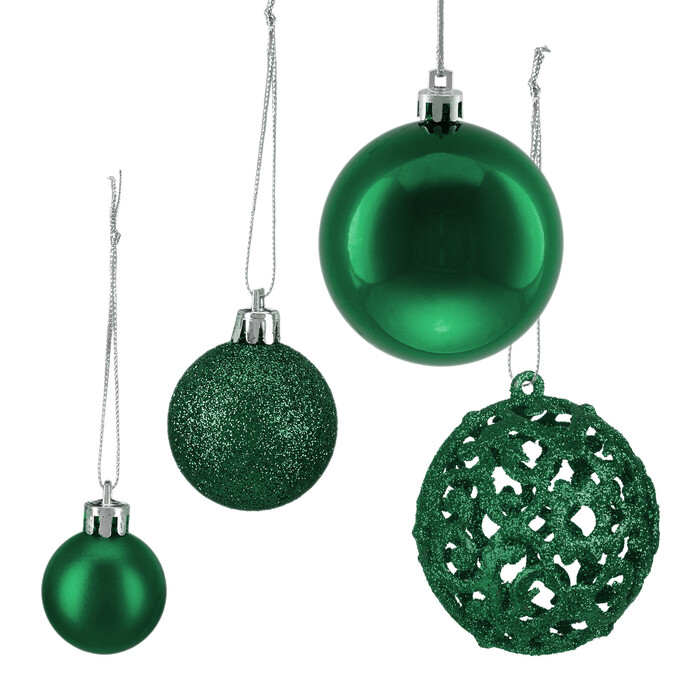 Relaxdays Set of 150 Christmas Baubles