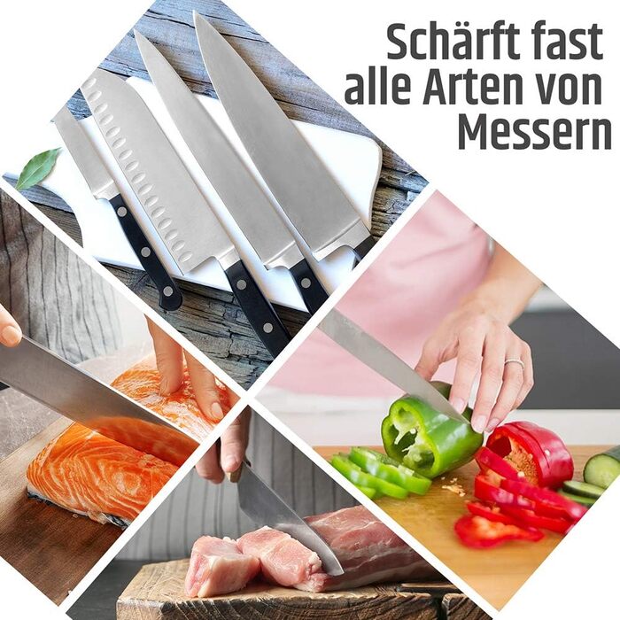 Набір алмазних точильних каменів Razorri для заточування та полірування ножів (400/1000, 3000/8000) з підпірками, направляючим та шкіряним ременем