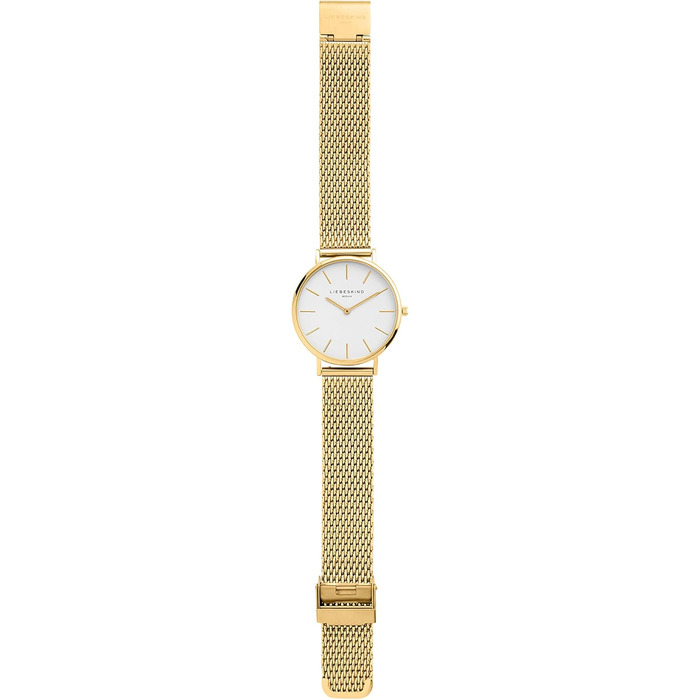 Liebeskind Berlin: Подарунковий набір для жінок - годинник та прикраси (годинник + браслет з бісеру / золото)