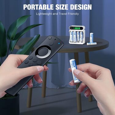 Зарядний пристрій POWXS для акумуляторів NI-MH NI-CD AA AAA з LCD-дисплеєм, універсальний, Micro USB & Type-C, безпечний