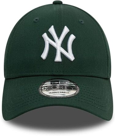 Кепка New Era New York Yankees MLB League Essential Зелено-Біла Регульована 9Forty - Оверсайз