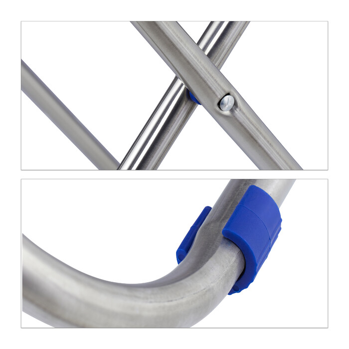 Relaxdays Extendable Clothes Drying Rack made of Stainless Steel