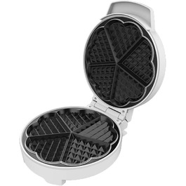 Вафельниця Cecotec Fun Gofrestone RockStone з антипригарним покриттям, регульований термостат, великі вафлі, 1200 Вт (серцева форма)
