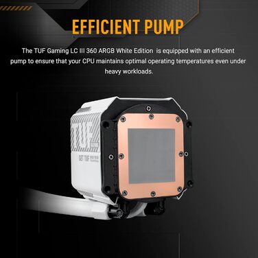 ASUS Prime LC ARGB LCD - водяне охолодження CPU з РК-дисплеєм (2.3 дюйми, помпа Asetek, 3 вентилятори ARGB, сумісність Intel LGA 1851/1700/1200/115X, AMD AM5/AM4)