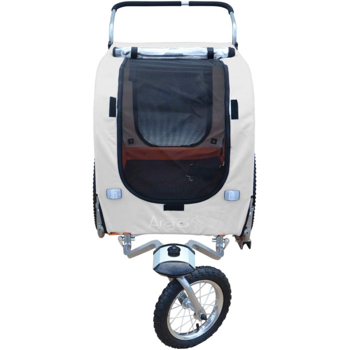 PAPILIOSHOP Причіп для собак Argo Hundeanhänger - велосипедний причіп для собак S-M-L, великий, зелений