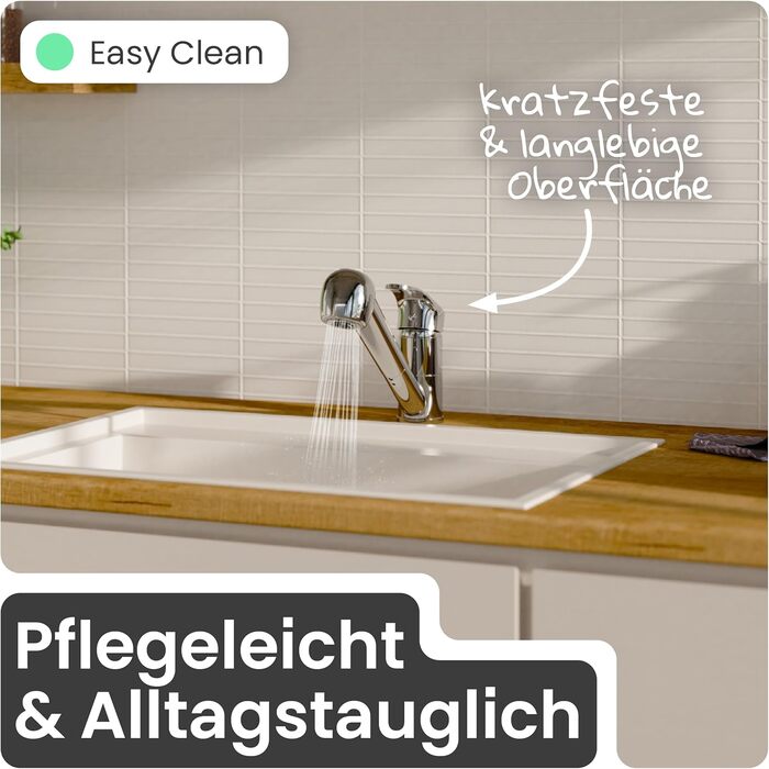 Кухонний змішувач Instmaier Elena з виливним гусаком та душовою насадкою | Хром | З витяжною системою | Змішувач для кухні з 2 режимами струменя | Однорідний змішувач з поворотним виливом (низький тиск)