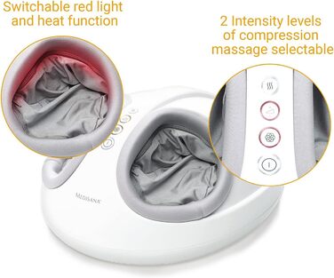 Масажер для ніг Medisana FM 888 Shiatsu з підсвіткою, обігрівом та 2 швидкостями