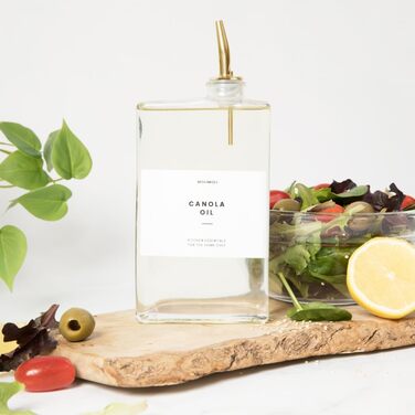 Molimoli Olive Oil Dispenser for Kitchen, Oil and Vinegar Dispenser Set, Glass Olive Oil Dispenser Bottle, Soy Sauce Dispenser, Coffee Syrup Bottles