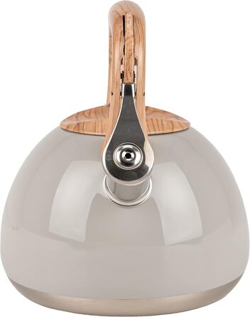 Електричний чайник Karl Hausmann 3L з автоматичним свистком, з нержавіючої сталі для Induktion, Gas та Electric плит