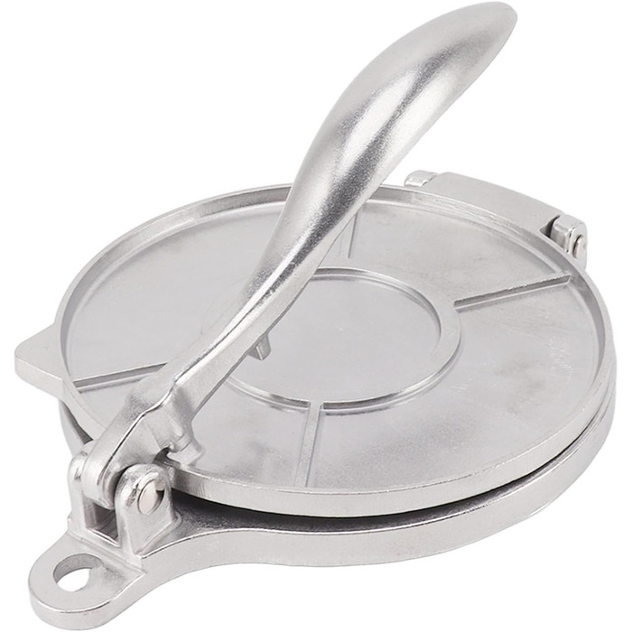 Пресс для тортилій, роті, кесадільї, 16 см, сріблястий